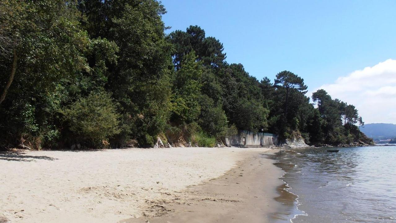Casa Con Jardin En La Playa De Almieiras Βίλα Fene Εξωτερικό φωτογραφία